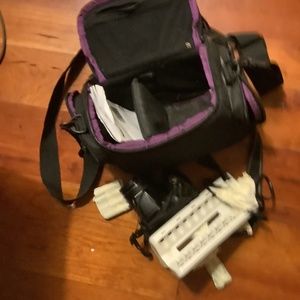 nikon  camera black white small